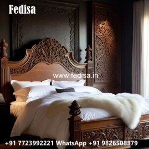 Vintage Bedroom Furniture Bed Design No-4015