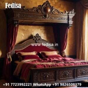 Creative Wooden Bed Classic Style No-4027