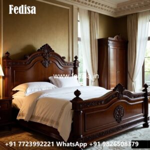 Amazing Elegant Bedroom Bed Design No-4030
