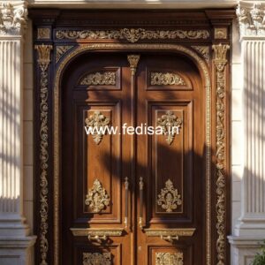 Classic Wooden Main Door Design For Home Main Entrance Door Design No-037