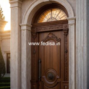 Engraved Wooden Door
