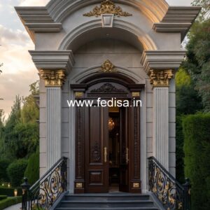 Royal Entrance Door Main Double Door Design No-097