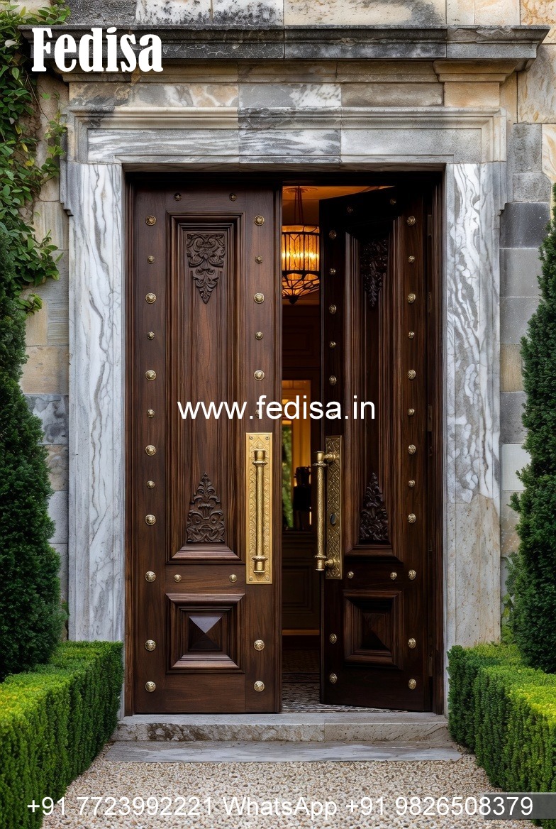 Italian Style Wooden Doors Mesh Door Design No-153