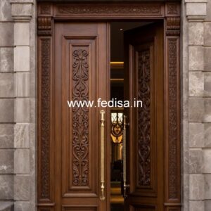 Classic Wooden Main Door Design For Home Jali Wale Darwaje No-160
