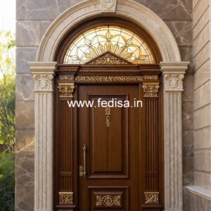 Handcrafted Wooden Door Teak Wood Door Price No-227