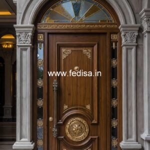 Victorian Door Design Teak Wood Main Door Price No-230