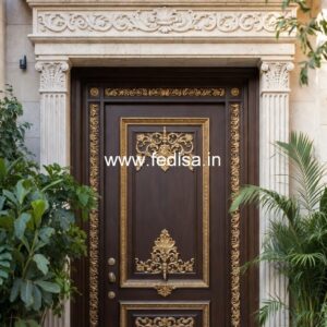 Elegant Double Door Classic Entry Design Lakdi Darwaja Design No-246