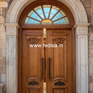 Classic Wooden Main Door Design For Home Double Door Design For Home No-283