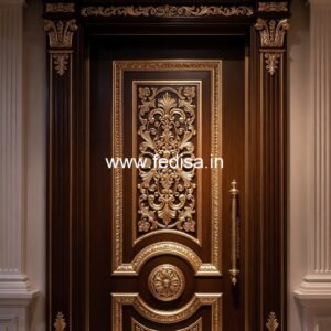 Classic Wooden Main Door Design For Home Jali Wala Darwaza No-406