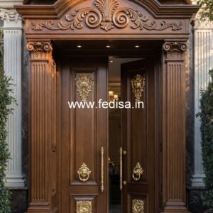 Panel Door Design Main Double Door Jali Design No-413
