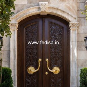 European Classic Door Wooden Door Paint Design No-475