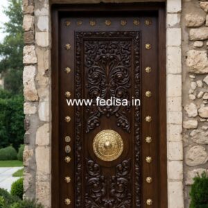 Classic Front Door Ideas Main Door Wall Design For Indian Homes No-585