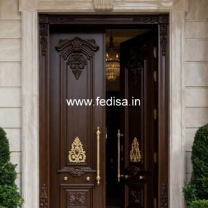 Italian Style Wooden Doors Single Main Door Design For Home No-727