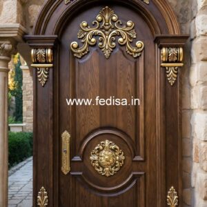 Traditional Carved Wooden Front Door Ideas Safety Grill Gate Design For Main Door Price No-899