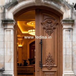 Double Door Classic Style Stylish Modern Bedroom Door Design No-988