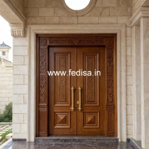 Traditional Carved Wooden Front Door Ideas Door Double Design No-1022