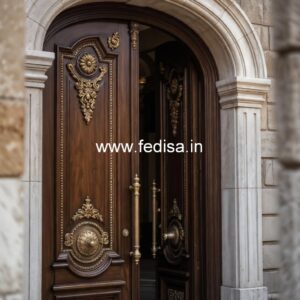 Luxury Classic Entrance Door Designs India Modern Round Door Design No-1023