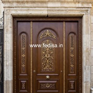 Elegant Double Door Classic Entry Design Apartment Main Door Design No-1025