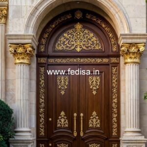 Traditional Door Design Steel Louver Door No-1034