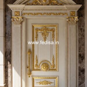 Colonial Style Door Wooden Door Chokhat Design No-1051