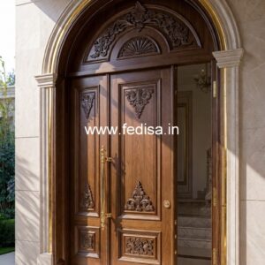 Traditional Carved Wooden Front Door Ideas Main Gate Door Design Iron No-1104