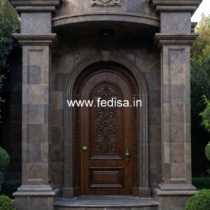 Carved Wooden Doors Simple Room Door Design No-1128