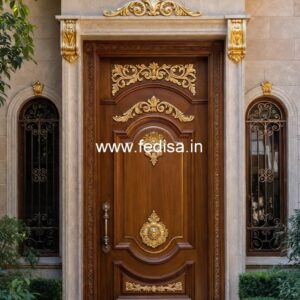 Villa Entrance Door Door Cutting Design No-1223