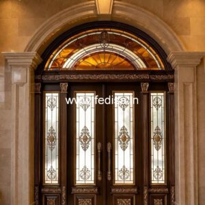 Panel Door Design Safety Double Door Design No-1233