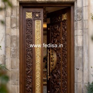 Double Door Classic Style Cnc Design For Door No-1234