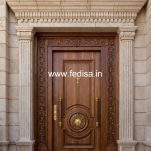 Rustic Classic Door Mirror Door Design For Bedroom No-1257