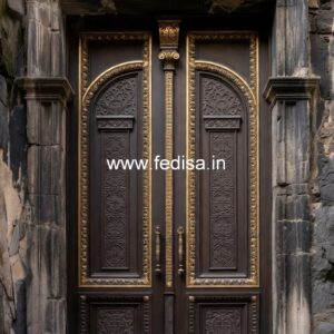 Decorative Wooden Doors Bar Door Design No-1273