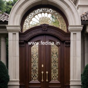 Solid Wood Classic Door Front Chokhat Design No-1330