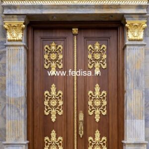 Colonial Style Door Aluminum Door Designs For Bedroom No-1379