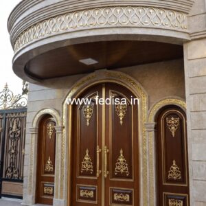 Vintage Wooden Door Double Door Design Plywood For Home No-1445