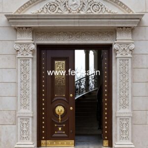 Glass Panel Classic Door Khidki Darwaja Design No-1483