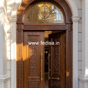 Villa Entrance Door Aluminum Jali Door No-1510