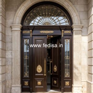 Wooden Carved Door Design Double Door Home Design No-1531