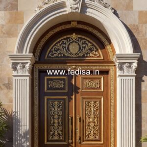 Luxury Classic Entrance Door Designs India Simple Door Grill Design No-1556