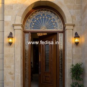 Double Door Classic Style Lakshmi Door Design No-1562