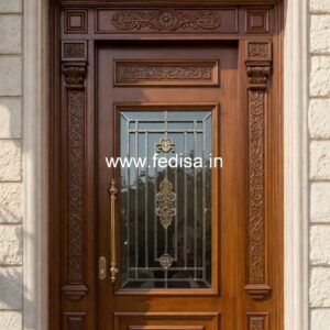 Decorative Wooden Doors Main Door Pillar Design No-1642
