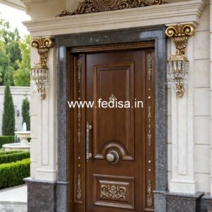Solid Wood Classic Door Wardrobe Panel Design No-1863