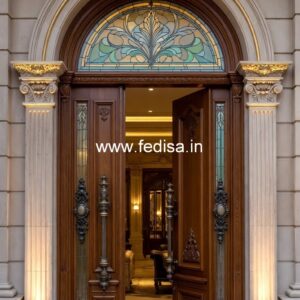 European Classic Door Main Door Side Border Design No-3222