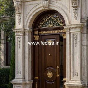 Bungalow Classic Door Design Silver Door Design No-3233