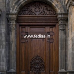 Palace Style Doors Main Door Steel Gate Design No-3234