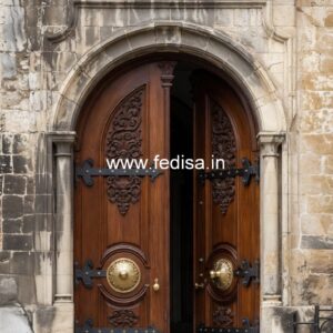 Luxury Classic Entrance Door Designs India Safety Double Door Design No-3278