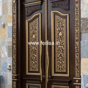 Classic Wooden Main Door Design For Home Teak Front Door Design No-3317