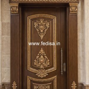 Main Door Classic Design 3 Panel Door Design No-3352