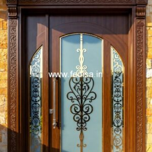Palace Style Doors Wooden Beading Designs For Doors No-3357