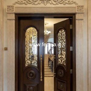 Wooden Carved Door Design Unique Home Designs Sliding Screen Door No-3417