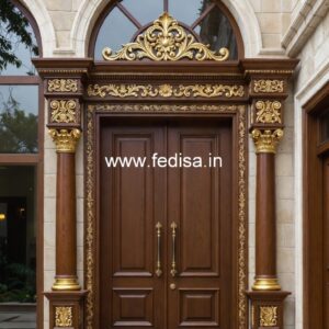 Colonial Style Door Pooja Room Glass Door Designs For Home No-3429